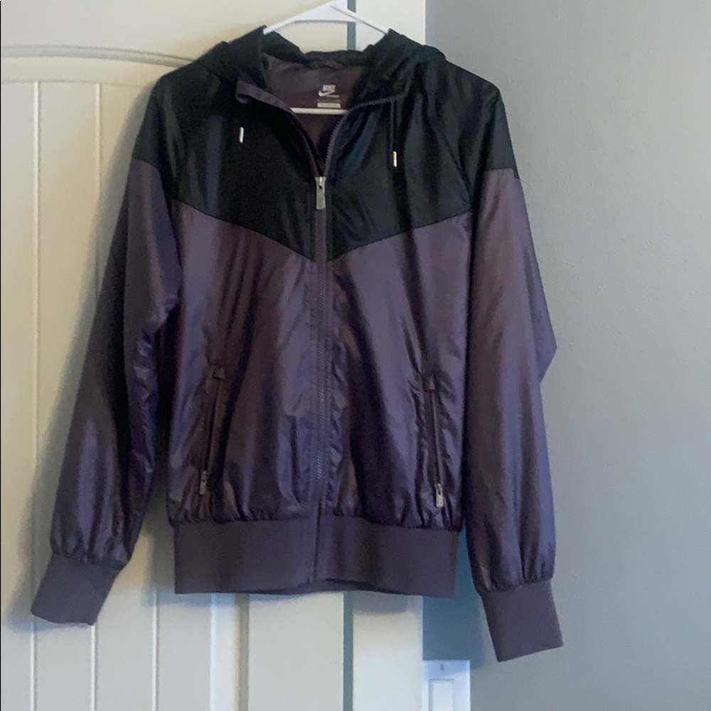 Nike Jacket. Size small. Black and purple